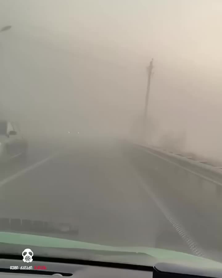 Загрязнение воздуха в Тбилиси: пылевые массы и проблемы с дыханием