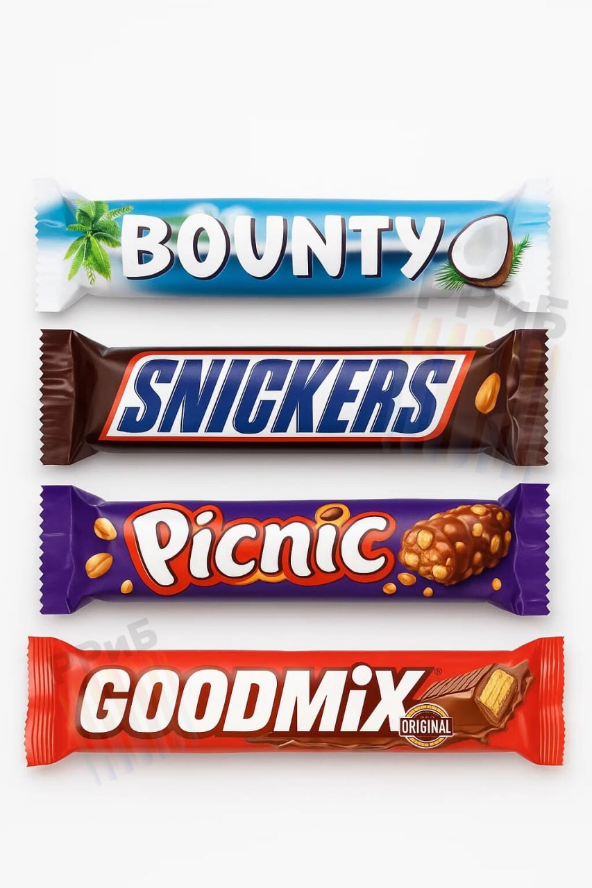 Bounty вызывает диарею, выяснили в РЭУ им. Плеханова. По словам доцента Елены Мясников, батончик содержит добавку Е422, которая обладает слабительным действием. В составе Snickers и Picnic есть пальмовое масло, которое увеличивает риск сердечно-сосудистых заболеваний. А самый калорийный батончик — Goodmix. В нём 522 ккал, тогда как в вышеперечисленных — около 490.
