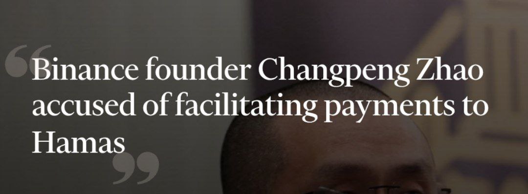 Обвинение основателя Binance Чанпэн Чжоу Binance обвиняется в поддержке платежей террористической организации Хамас Подробности информация основана исключительно на сообщениях Telegram канала banksta investing investing