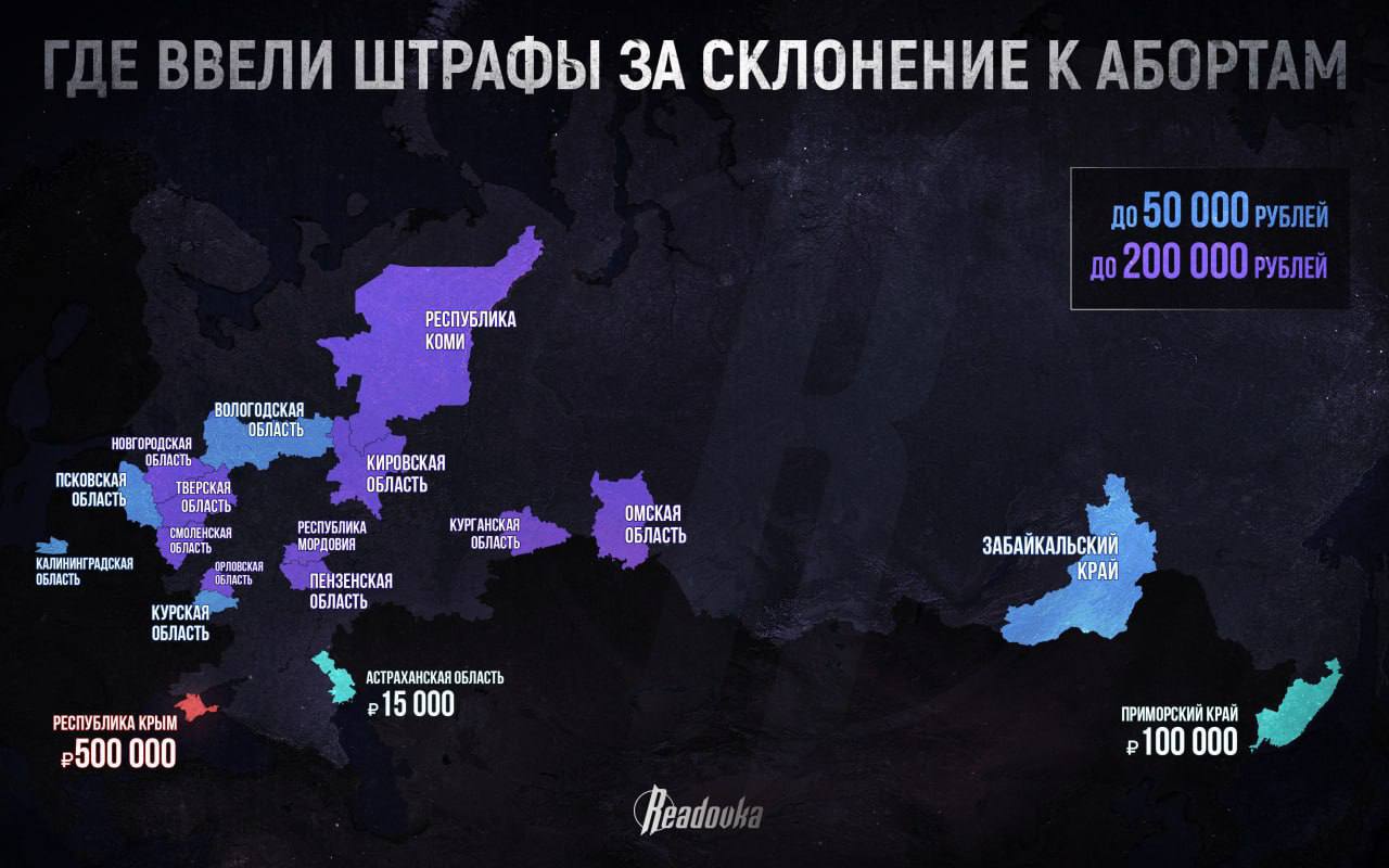 В соседней Кемеровской области ввели запрет на склонение женщин к аборту С 1 января вводится административная ответственность за склонение женщин к прерыванию беременности Подпадают уговоры предложения подкупы обман и другие формы убеждения Кузбасс стал 26 регионом где действуют аналогичные ограничения Штрафы до 800 тыс также хотят закрепить на законодательном уровне Надо такой запрет на Алтае или меру вовсе следует отменить Подписаться на Barnaul 22 Barnaul 22 в MAX Участвуй в РОЗЫГРЫШЕ Фото Readovka