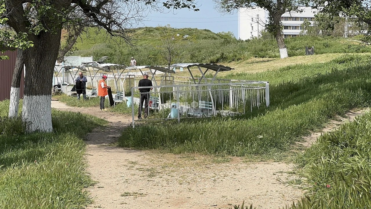 Пляж «Молодежный» подготавливают к курортному сезону В Керчи пляж «Молодежный» подготавливают к курортному сезону. Здесь идут работы по зачистке беседок, позже их покрасят, - передает КерчьФМ. Кроме этого, стену вдоль береговой линии разрисовывают новыми красивыми рисунками, что украсит пляж. Стоит отметить, что лестницы к морю тоже стоит отремонтировать. Первые ступени расположены очень высоко, пожилым людям будет тяжело подниматься... подробнее