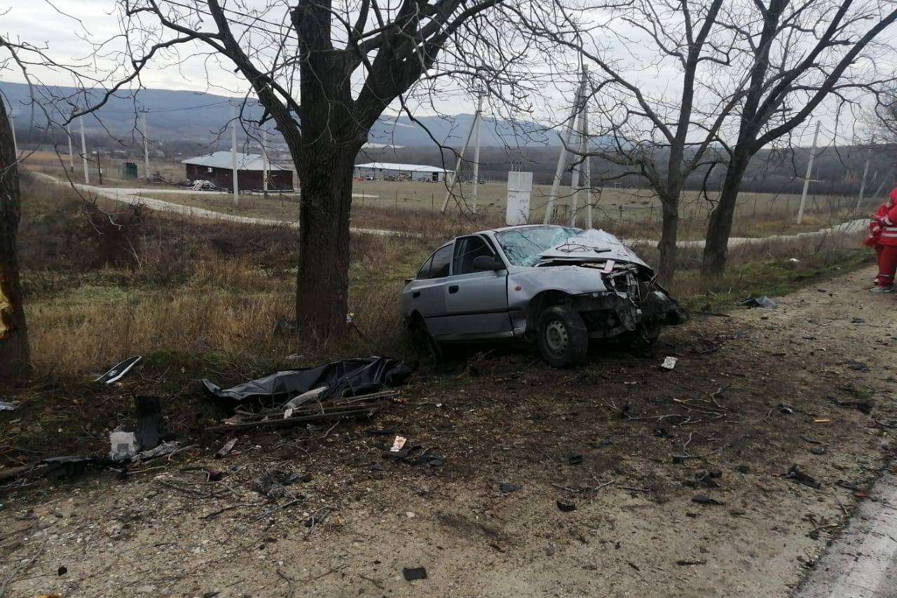 В Новороссийске 28-летний водитель легковушки врезался в дерево и погиб    Смертельное ДТП произошло на автодороге Юровка – Раевка утром 6 декабря. Предварительно, мужчина не справился с управлением, выехал на встречку, а затем врезался в дерево.    От полученных травм он скончался на месте до приезда скорой помощи.