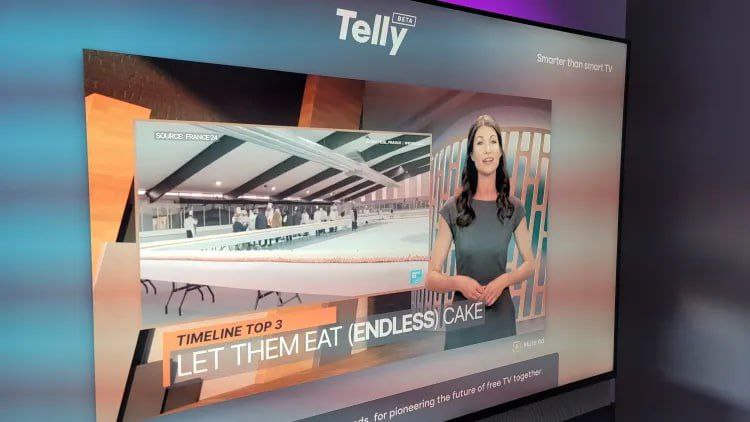 Бесплатный телек с ВЕЧНОЙ рекламой стартап Telly выпустил ТВ для бедняков Его можно забрать бесплатно но придется каждый день смотреть много рекламы Основной экран 55 4К HDR снизу второй 10 только для рекламы Закрыть или накрыть второй экран нельзя через него работают настройки и приложения Камера и микрофон всегда включены в договоре прописан сбор данных о присутствии людей Пользоваться ТВ нужно регулярно пропустил сеанс штраф 500 или возврат устройств Плюсы саундбар RGB подсветка Zoom Это какая серия Чёрного зеркала