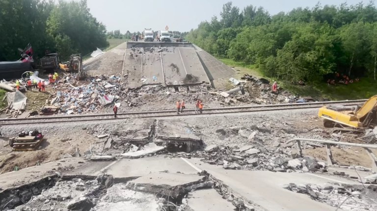 Подорванный ВСУ мост в Брянской области откроют в ближайшие дни   guberniya tv obshhestvo 322128 Движение по федеральной трассе планируют запустить 27 ноября ƃℾ подписаться прислать новость