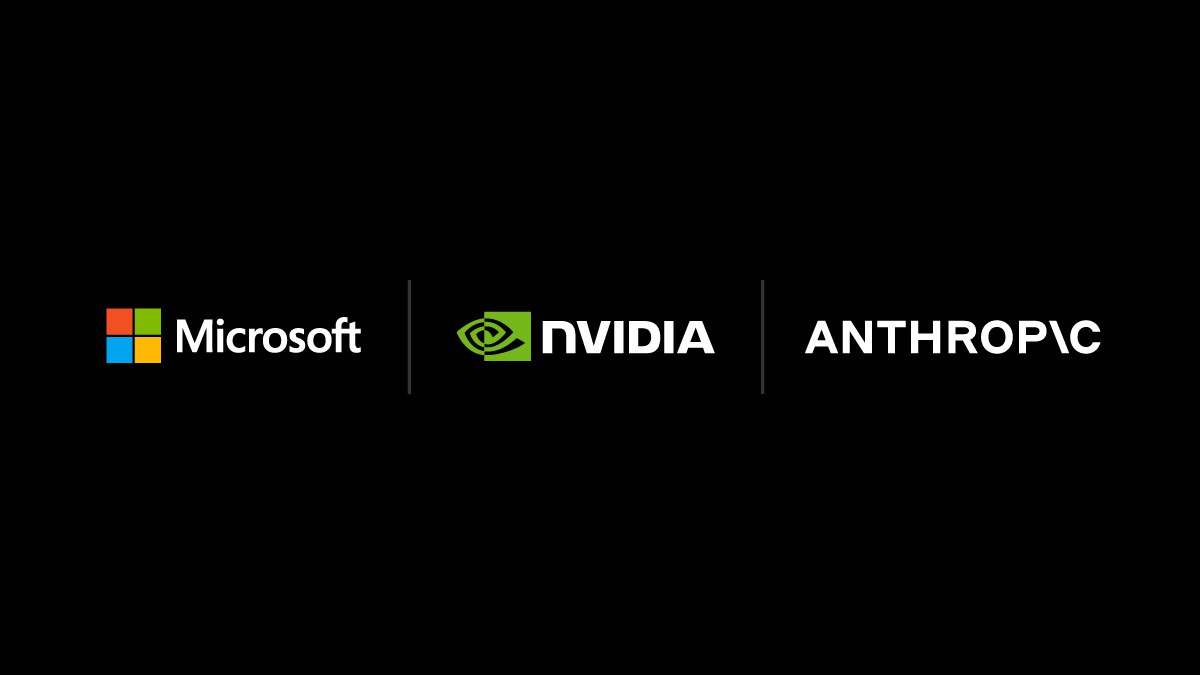 Microsoft и Nvidia ставят на модели Claude Microsoft и Nvidia инвестируют в создателей Claude суммарно 15 млрд долларов а стартап в ответ обязуется закупить облачных мощностей Azure на рекордные 30 млрд долларов В арсенале Anthropic теперь будут новейшие чипы Grace Blackwell и Vera Rubin Нас может ждать рост производительности моделей семейства Claude 4 5 и их появление во всех продуктах Microsoft rozetked me news 42811