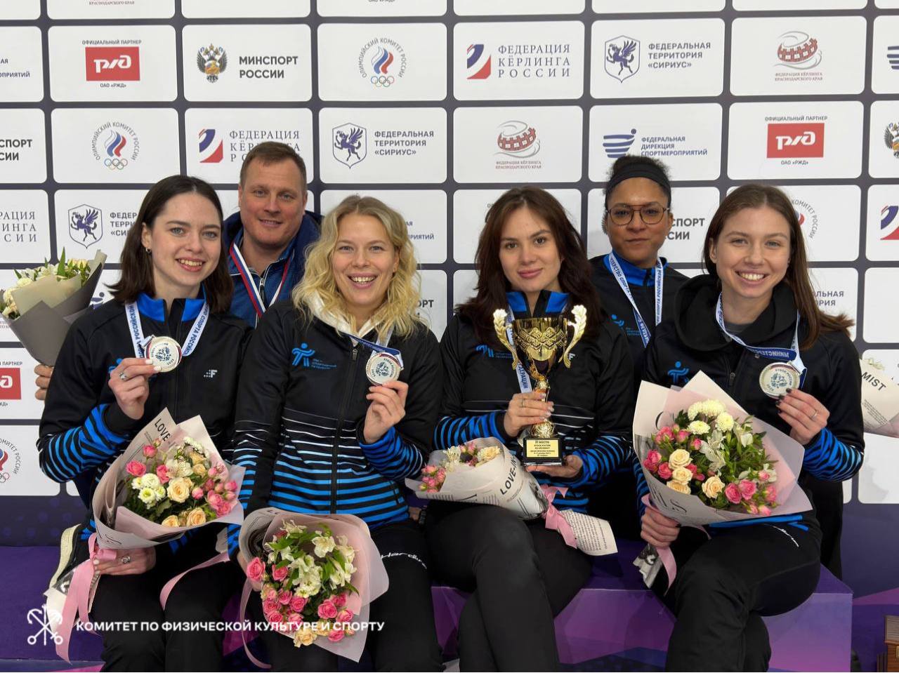 Наши девчонки из Училища олимпийского резерва 2 показали отличный результат на Кубке России по кёрлингу в Сочи Серебро у команды Санкт Петербург 2 в составе Диана Маргарян Нкеирука Езех Алина Бородулина Валерия Мирошниченко Анна Кильчевская Бронза у команды Санкт Петербург 1 в составе Алина Ковалева Мария Комарова Екатерина Шабунова Ирина Низовцева Ольга Киба Наши красавицы поздравляем вас