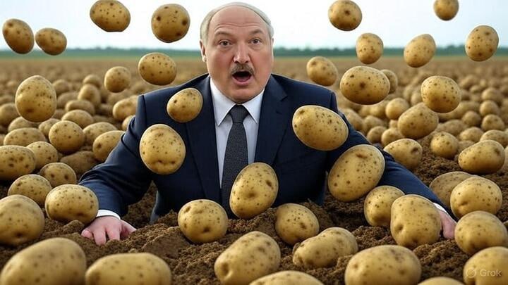 Лукашенко собирается привезти с собой несколько мешков картошки на саммит ШОС в Китае передает ТАСС yozhiktoo