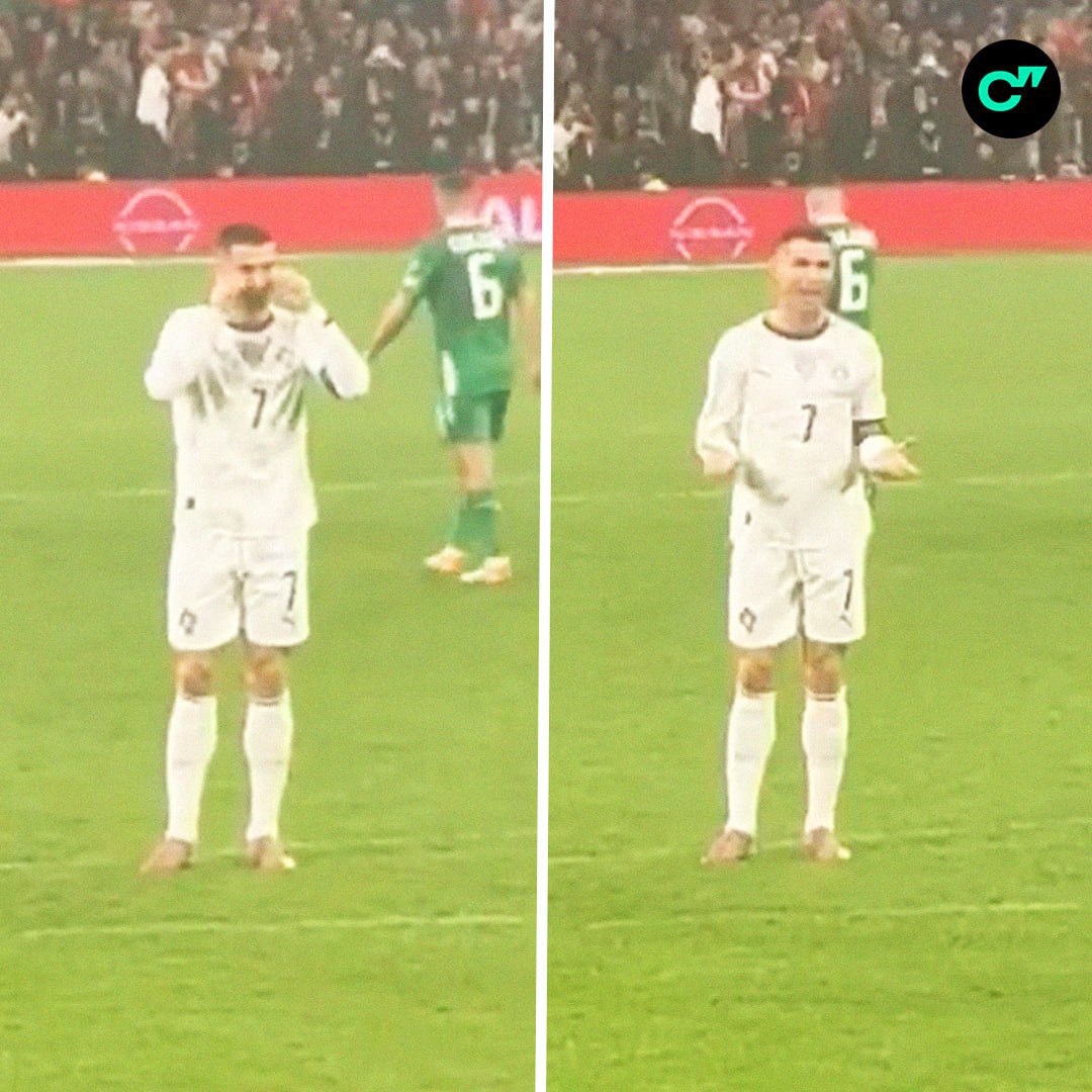 Роналду получил прямую красную карточку в матче против Ирландии он ударил соперника локтем по спине Перед удалением Криштиану жестом показывал ирландским фанатам что те слишком много плачут Португалия все еще проигрывает 0 2 Смотрите статистику Роналду в приложении ГОЛ