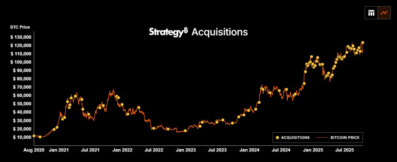 Strategy все же купила Bitcoin на прошлой неделе На этот раз 220 монет Ранее на прошлой неделе компания заявила что приостановит покупку BTC Подписаться Верным курсом