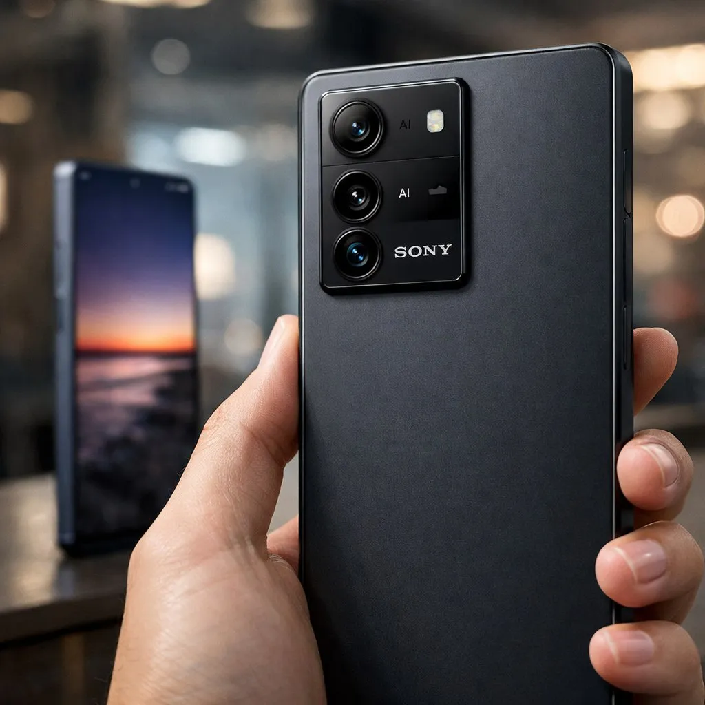 Sony представила новый флагманский смартфон Xperia 1 VIII с долгожданным редизайном В отличие от своих предшественников модель получила квадратный блок с камерами что заметно освежает её внешний вид Устройство также оснащено улучшенной телеобъективной камерой и AI ассистентом который представляет собой улучшенную версию Google Camera Coach Три камеры теперь расположены в квадратном блоке вместе со вспышкой и логотипом Sony что добавляет уникальности в дизайн PRO AI OFFICIAL