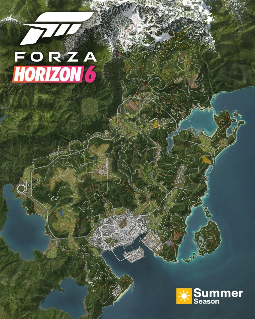 Playground поделилась полной картой Японии в Forza Horizon 6 Локация получилась заметно более вертикальной чем Мексика в предыдущей части   dtf ru games 4974717