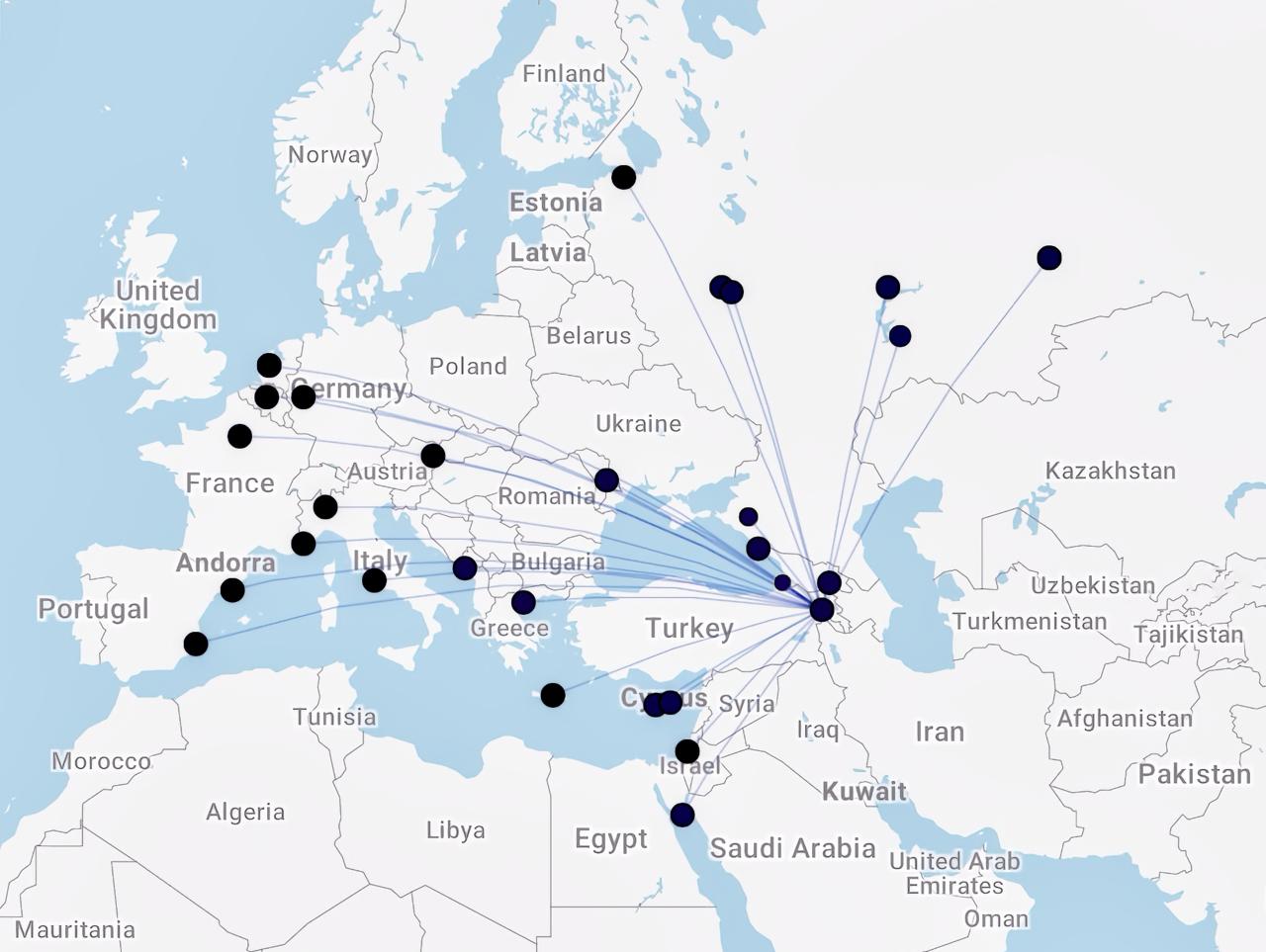 FlyOne Armenia в летнем расписании будет летать из Еревана ещё в два российских города С 01 апреля авиакомпания возвращается в Самару с двумя рейсами в неделю по средам и субботам 25 мая лоукостер пожалует в Казань на этом маршруте также запланировано два еженедельных перелёта Билеты есть в продаже как непосредственно до столицы Армении так и до других пунктов назначения маршрутной сети перевозчика в Европу в частности Осталось дождаться какой нибудь хорошей распродажи Стоит помнить что FlyOne Armenia классический лоукостер За все допы включая большую ручную кладь в салон и выбор места хочет денег порой непомерных И ещё при бронировании на веб сайте компании не забывайте отключать галочки в уже навязанных предложенных вам столь необходимых услугах tripfarearea RU Подпишись