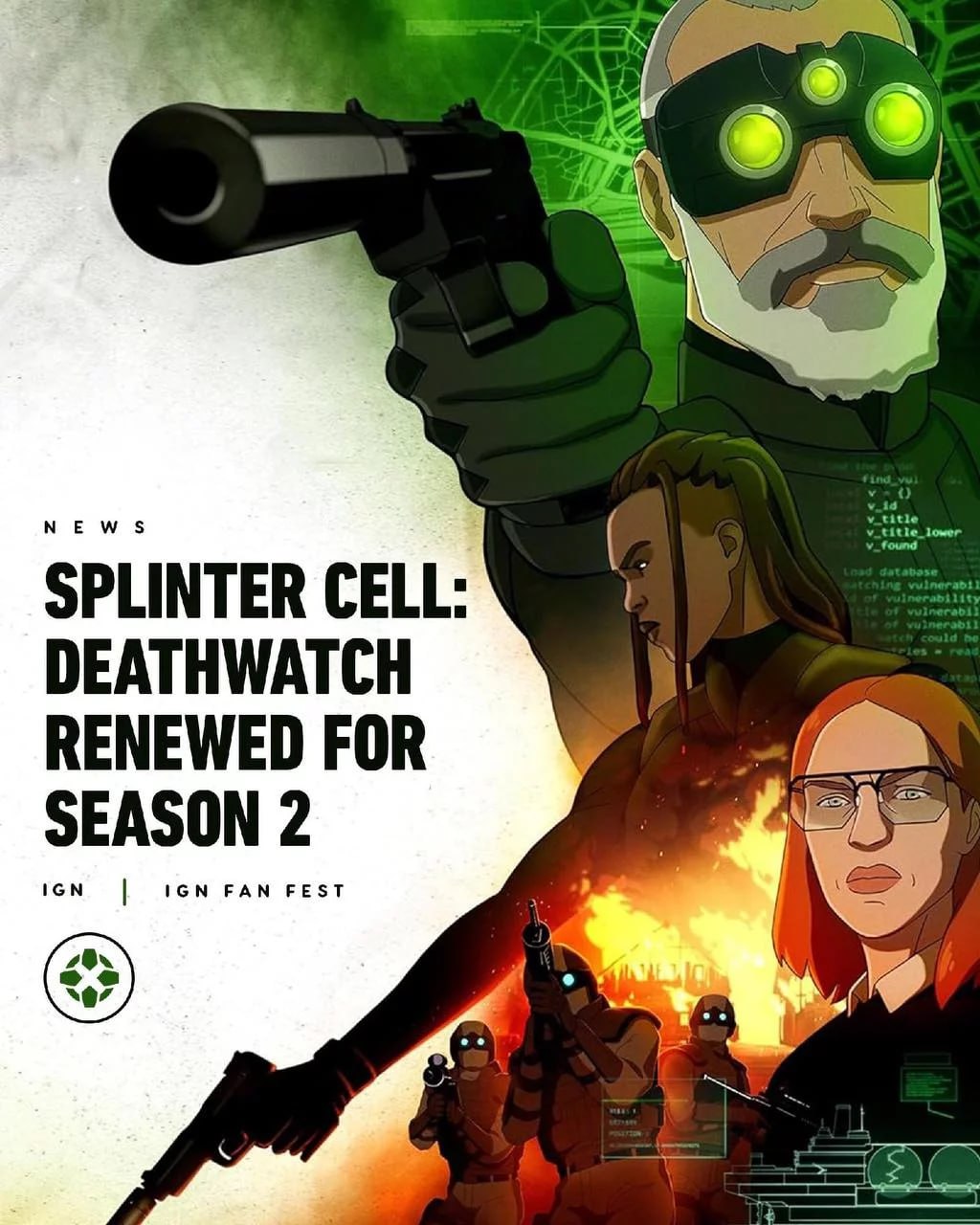 Netflix продлил анимационный сериал Splinter Cell Deathwatch на второй сезон На IGN Fan Fest Fall Edition шоураннер Дерек Колстад подтвердил что сериал Splinter Cell Deathwatch официально получил продление Мы уже на этапе предпродакшена и вся команда в восторге от того куда мы движемся дальше отметил Колстад Создатель пообещал что история станет масштабнее но сохранит камерность и внимание к персонажам В новом сезоне появятся сцены ближнего боя и динамика в духе лучших боевиков 90 х Первый сезон стал первой экранизацией серии игр Tom Clancy s Splinter Cell Главного героя Сэма Фишера озвучил Лив Шрайбер а критики встретили проект положительно 8 10 от самой IGN 82 свежести на Rotten Tomatoes и 60 зрительского рейтинга Колстад отдельно заверил фанатов пёс Кайдзу останется в безопасности А ведь именно этот парень написал сюжет Джона Уика и убил собаку С ним шутки плохи Сериалы championatgaming Подписывайся на Чемп Play