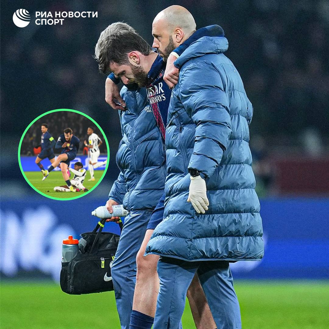 Кварацхелия пропустит от восьми до десяти дней из за травмы Нападающий ПСЖ получил растяжение связок голеностопа во время матча ЛЧ с Ньюкаслом покинув поле на 22 й минуте Хвича точно пропустит выездной матч чемпионата Франции против Страсбура который состоится 1 февраля Подписывайтесь на РИА Новости Спорт в MAX