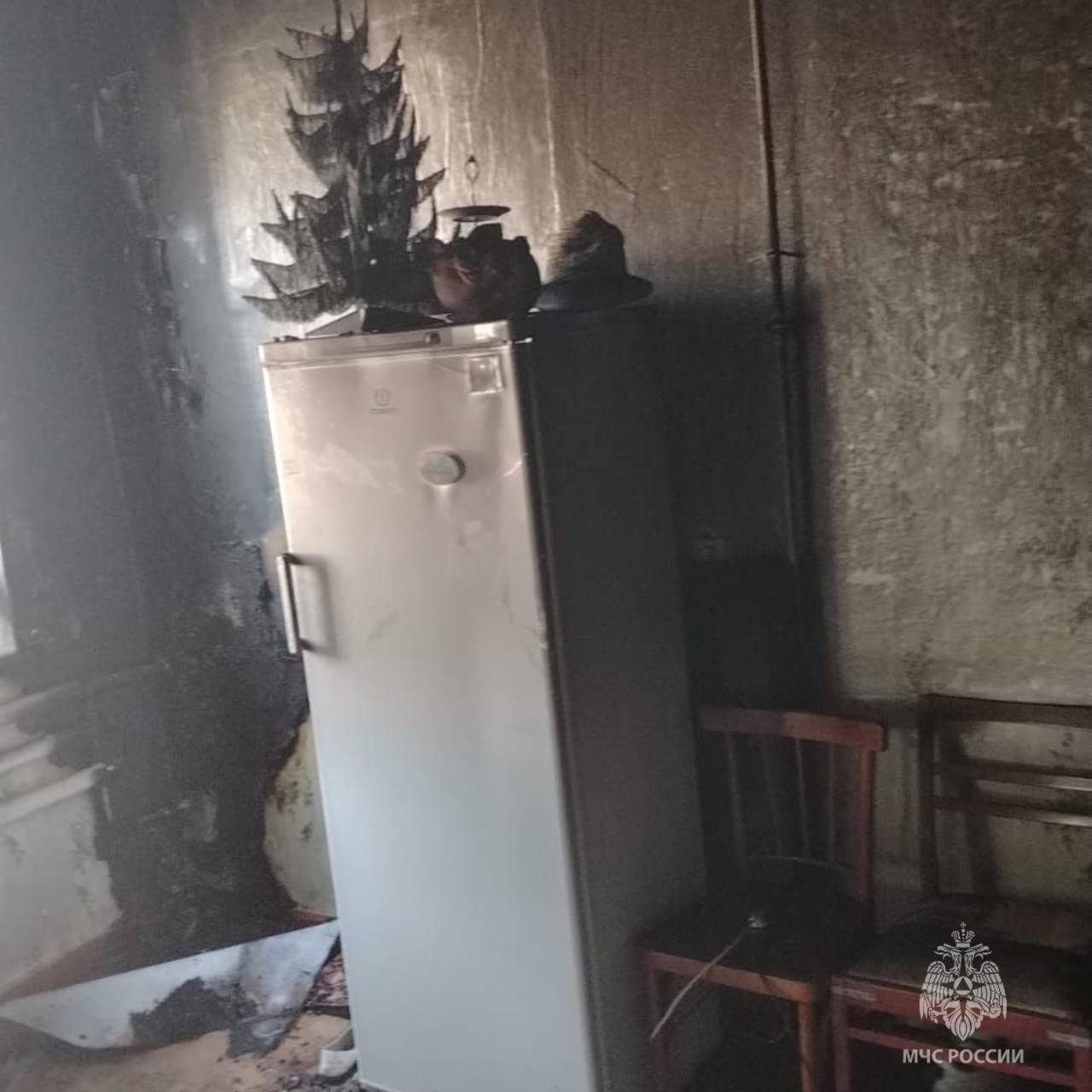 В Неклиновском районе на пожаре спасены два человека   ЧП произошло в поселке Дарьевка. В комнате загорелся  электрический счетчик.  Находившиеся дома супруги попытались потушить огонь самостоятельно. Но пламя быстро перекинулось  на домашние вещи, а дым плотно заполнил помещения. Прибышие огнеборцы вывели мужчину и женщину на свежий воздух. Помощь медиков им не понадобилась. Возгорание на 10 квадратах ликвидировали 8 специалистов МЧС России и 2 единицы техники.   МЧС России напоминает:  следи за состоянием электропроводки,ветхую - замени;  ремонт доверяй профессионалам;  увидел, что заискрило - вызывай пожарных;  телефон  спасателей  1  1  1  или 1  1  1