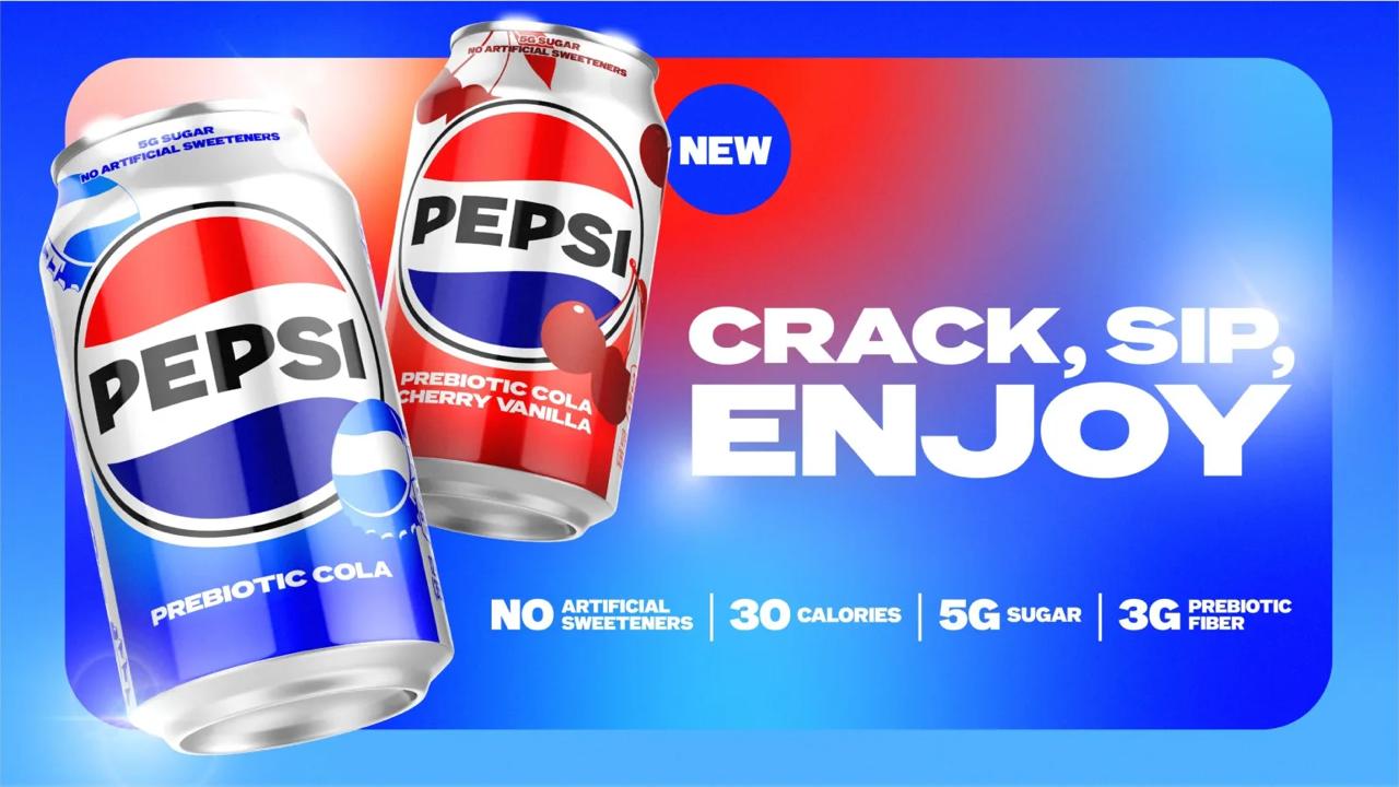 PepsiCo впервые выпустила «полезную» колу. В ней в пять раз меньше сахара и всего 30 ккал на банку вместо привычных 150. А ещё — пребиотики для здоровья кишечника. Компания пошла на это в попытке вернуть интерес к газировке на фоне ежегодно падающих продаж классических напитков: сегодня люди всё чаще ищут более «чистые» продукты — с минимумом сахара и калорий. Новую колу назвали Prebiotic Cola и выпустят в конце этого года в двух вкусах — Classic и Cherry Vanilla.