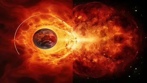 Прогноз магнитных бурь с 27 мая по 1 июня В ночь на 25 мая на Солнце случилась вспышка высшего класса X. Взрыв был быстрым и продолжался около 17 минут. Впрочем, экстремально сильной вспышка не была, специалисты Лаборатории солнечной астрономии Института космических исследований РАН оценили ее уровень как X1.1 К чему же готовиться? Магнитное поле Земли будет спокойным в течение всех суток 27 и 28 мая. Ожидают магнитную бурю в четверг, 29 мая, и в воскресенье, 1 июня. В пятницу, 30 мая, геомагнитное поле, скорее всего, будет возбужденным. В субботу, 31 мая - спокойным.