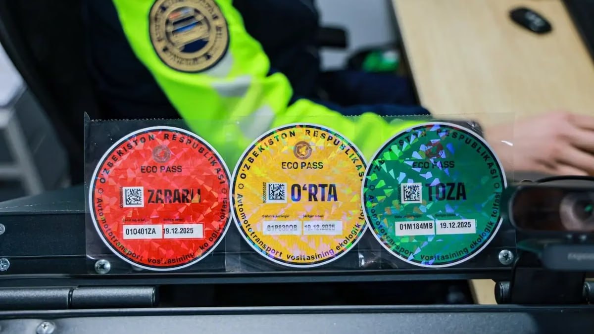 Оформить экостикер для автомобиля теперь можно на портале MyGov Экологический стикер для транспорта будет предоставлен через 10 дней после оформления на Едином портале госуслуг   uznews uz ru news 106314 uznews