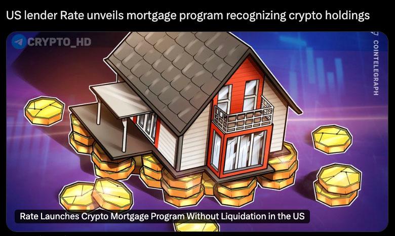 Новость дня   Американская финансовая организация Guaranteed Rate внедрит учет криптовалютных активов при рассмотрении ипотечных заявок Guaranteed Rate ведущий независимый ипотечный кредитор США создан в 2000 г активно действующий во всех штатах страны Ранее Newrez заявление от FHFA источник Crypto Headlines investing investing