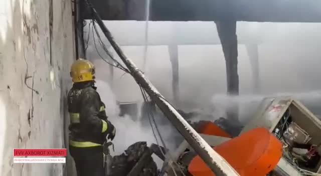 Пожар в технопарке Ташкента унес жизни двух человек