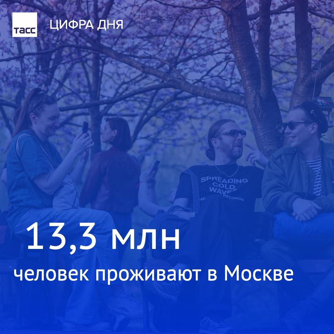 Численность населения Москвы в 2025 году превысила 13,3 млн человек. Об этом сообщили в пресс-службе мэра и правительства столицы. / Москва