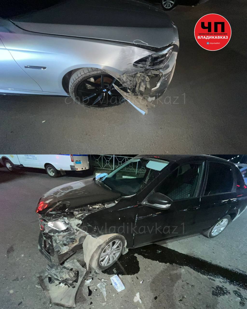 ДТП с тремя автомобилями во Владикавказе 24 августа около 18 15 на улице Владикавказской произошло серьезное дорожно транспортное происшествие с участием сразу трёх машин По информации пресс службы МВД по РСО Алания водитель BMW 5 й серии двигаясь со стороны улицы Гагкаева в сторону Владивостокской выехал на встречную полосу и столкнулся с Ладой Грантой под управлением мужчины 1980 года рождения От удара иномарку отбросило на Ладу Весту которая двигалась по круговому перекрестку За рулём Весты находился водитель 1989 года рождения В результате аварии пострадали пассажирка BMW и водитель Гранты Оба были доставлены в медицинское учреждение Обстоятельства происшествия устанавливаются chpvladik1