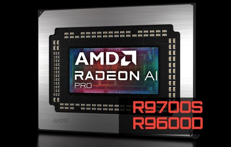 AMD готовит новые профессиональные видеокарты R9700S и R9600D Компания AMD расширяет линейку Radeon AI PRO R9000 на базе архитектуры RDNA 4 готовя два новых ускорителя R9700S и R9600D Ключевые детали Radeon AI Pro R9700S По слухам первый мобильный AI ускоритель AMD Предназначен для ноутбуков и мини ПК Основан на GPU Navi 48 Оснащён 32 ГБ видеопамяти Radeon AI Pro R9600D Информации меньше но литера D может указывать на китайский рынок Аналогия с Radeon Pro W7900D который также был эксклюзивом для Китая Контекст Оба ускорителя уже получили поддержку в последнем драйвере AMD Software для Linux Страницы поддержки появились на сайте AMD Линейка R9000 ориентирована на профессиональные задачи и ИИ ускорение Вам интереснее мобильный AI ускоритель для компактных систем или специализированные решения для отдельных рынков   Заказать сборку ПК в InterPC Закрытый чат Наши каналы Аmd Тeхнoлoгии