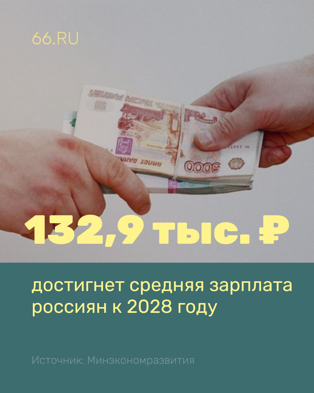 Рост зарплат в полтора раза спрогнозировало Минэкономразвития По данным ведомства, к 2028 году средняя номинальная зарплата россиян увеличится на 51% по сравнению с 2024 годом и достигнет 132,9 тыс. рублей. Но есть нюанс: рост реальных зарплат с учетом инфляции составит всего 3,2%. В 2024 году номинальные зарплаты выросли на 18,3% — до 87,9 тыс. рублей, сообщал Росстат. Новости из Екатеринбурга