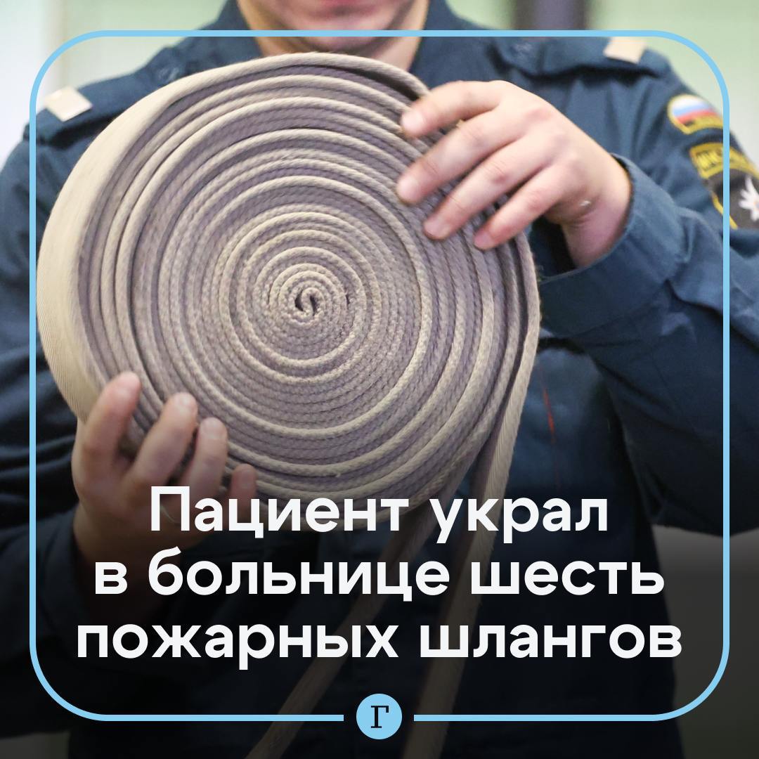 Россиянин попал в больницу и украл оттуда пожарные шланги, чтобы поливать капусту. Жителю Курска пришлось на неделю лечь в стационар. Во время прогулок мужчина приметил пожарные шланги и подумал, что из них будет хорошо поливать огород. За несколько дней он перетаскал шесть рукавов в кусты на территории медучреждения, а при выписке забрал домой. Пропажу обнаружили при плановой проверке. Оперативники быстро вычислили вора. Теперь ему грозит до двух лет. Исчезновение пожарного инвентаря могло привести к трагедии, так что суд будет рассматривать это как отягчающее обстоятельство. Подписывайтесь на «Газету.Ru»