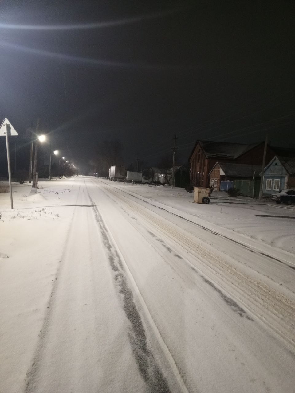 В Ипатово снег Будьте осторожнее на дорогах