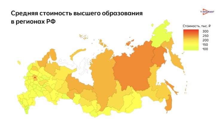 Элитное образование становится образованием исключительно для элиты Издание Т Инвариант выпустило исследование цен на образование в вузах Для исследования издание проанализировало 60 000 платных программ российских вузов в разных регионах и университетов на территориях под оккупацией РФ Самой дорогой стала магистратура МФТИ Прикладной системный инжиниринг стоимостью 2 230 000 которая обогнала бакалавриат Сколково Управление и предпринимательство на 30 000 При этом 79 программ бакалавриата стоят менее 300 000 в год Медианная стоимость бакалавриата 134 000 специалитета 165 000 в год Цена обучения на одном и том же направлении в разных вузах может различаться в сто раз Например студенты направления Бизнес информатика в филиале Автомобильно дорожного института ГОУВПО ДОННТУ в Горловке платят 18 720 а в филиале Российского экономического университета им Г В Плеханова в Дубае ОАЭ 2 048 000 Подробнее в тексте Т Инварианта Подписаться Поддержать Написать нам