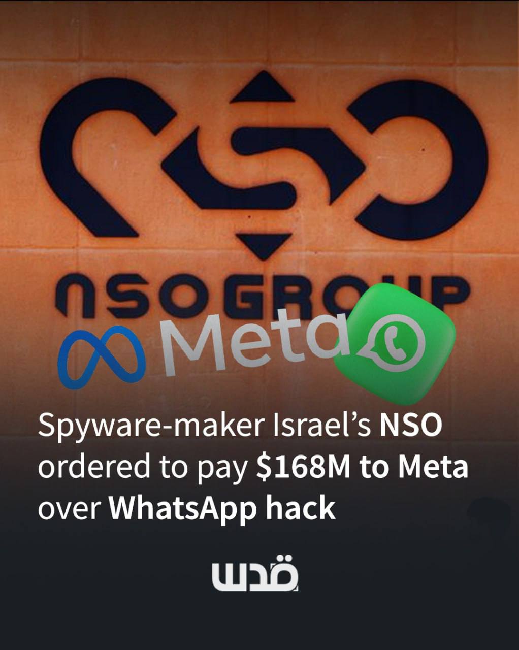 Суд в США оштрафовал израильскую NSO Group на $168 млн по иску Meta Американское жюри присяжных обязало израильскую компанию NSO Group выплатить $168 миллионов корпорации Meta владельцу WhatsApp, Facebook и Instagram за взлом 1 400 пользователей WhatsApp. Компания NSO обвинялась в том, что продавала своё шпионское ПО автократиям и режимам, которые использовали его для слежки за журналистами, правозащитниками, дипломатами и политиками по всему миру. По заявлению Meta, это — первая юридическая победа над производством и распространением нелегального шпионского ПО.
