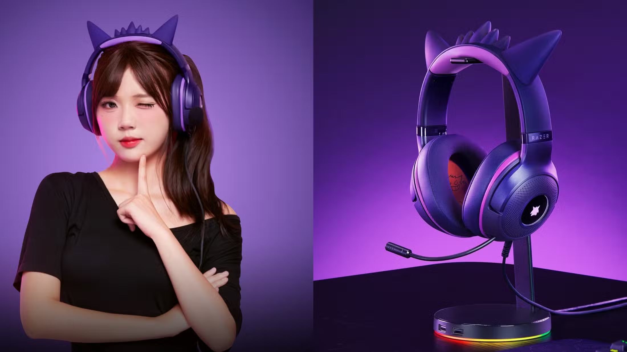 Наушники с ушками покемона выпускает Razer — компания перезапускает легендарную коллабу по просьбам фанатов.  Раньше наушники Kraken Kitty V2 можно было купить только в Китае, но теперь будет дроп по всему миру.  Готовим кошельки уже 19 августа.