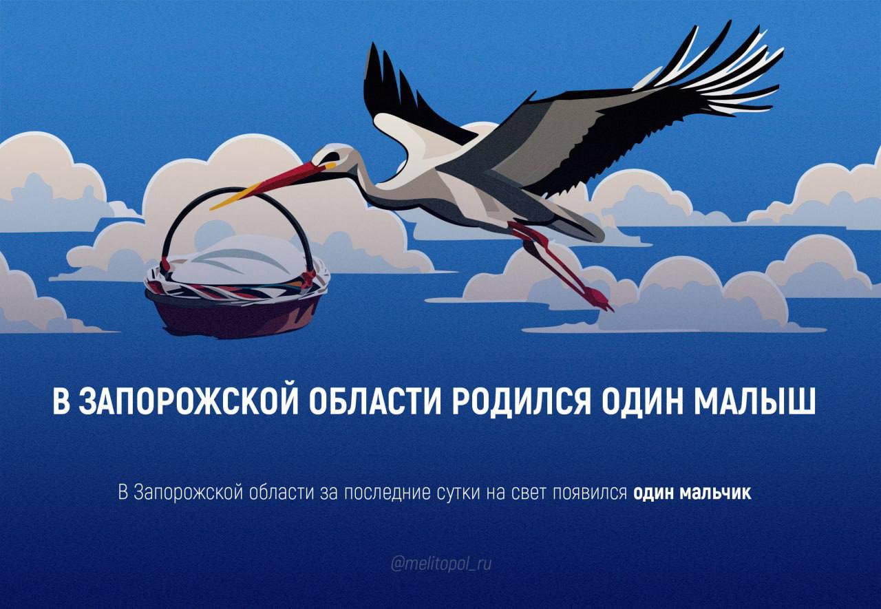 За сутки в Запорожской области родился один малыш В Запорожской области за последние сутки на свет появился один мальчик, сообщили в региональном минздраве.