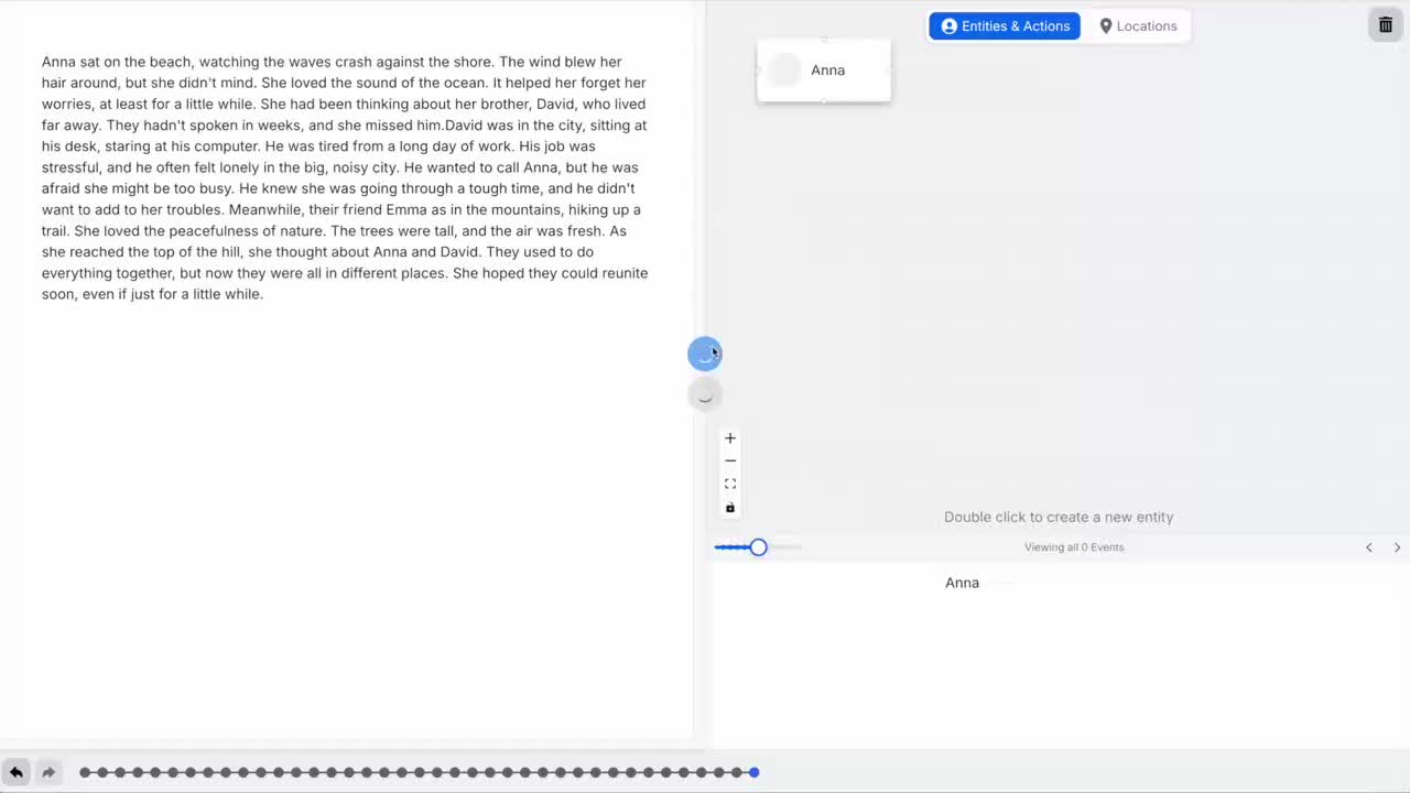 Запуск генератора рассказов Visual Story Writing с интерактивной картой мира