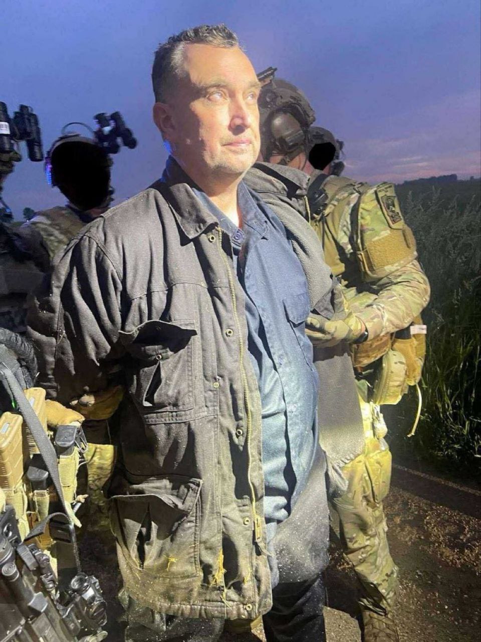 Фото сразу после задержания