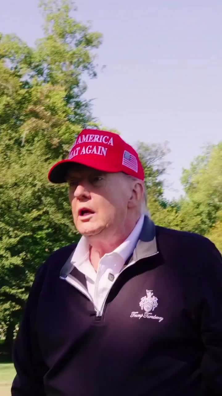Внучка Трампа создала музыкальный ролик с игрой в гольф президента