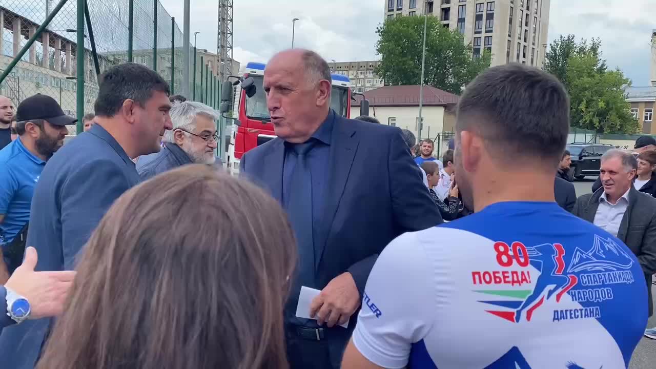 Открытие Спартакиады народов Дагестана с участием Абдулмуслима Абдулмуслимова