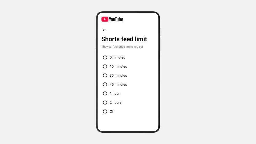 YouTube добавил функцию для отключения Shorts она убирает короткие видео из приложения Можно установить лимит просмотра в ноль минут vc ru services 2871038