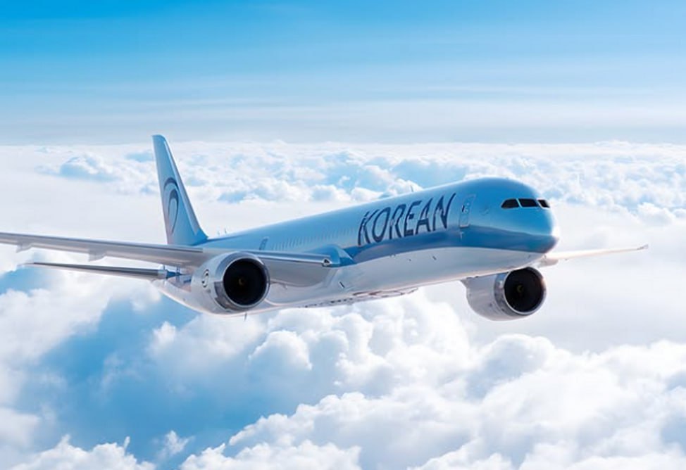 Южнокорейская авиакомпания Korean Air запустила чартерный рейс Сеул-Ереван-Сеул Длительность полета составляет почти 10 часов.