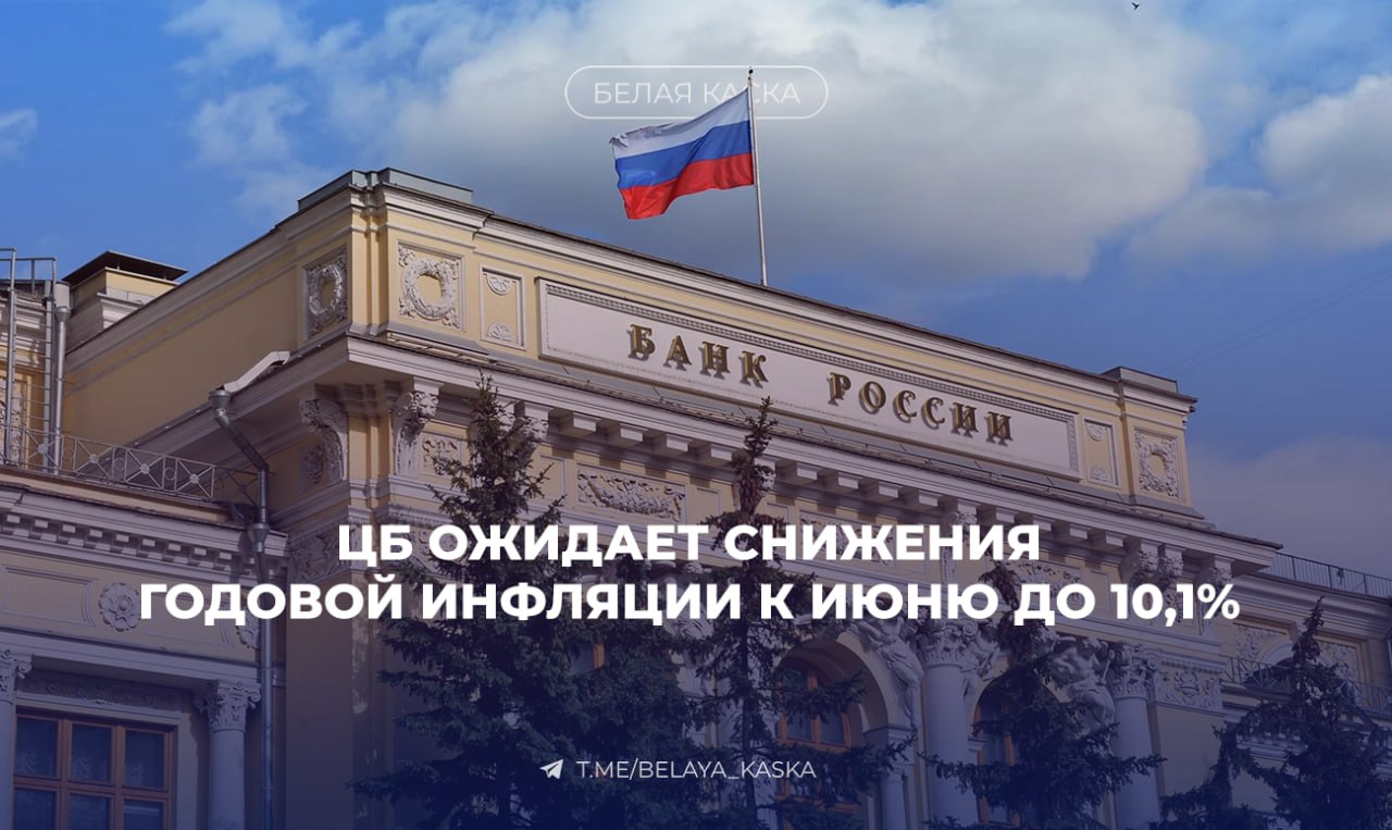 Банк России ждёт снижения инфляции до 10,1% к концу июня По итогам I квартала 2025 года инфляция в России составила 10,3% — ниже февральского прогноза 10,6% . Темпы роста цен с сезонной корректировкой снизились до 8,3% год к году, и во II квартале ожидается замедление до 7%. Центробанк объясняет это жёсткой денежно-кредитной политикой и укреплением рубля.