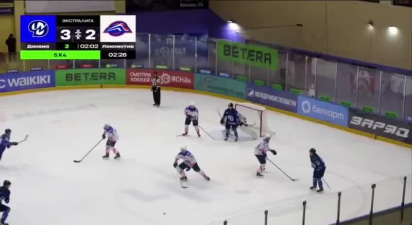 Динамо Молодечно одерживает победу над Локомотивом, СКА выигрывает в овертайме