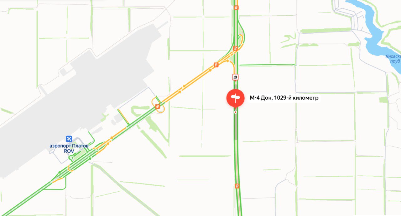 Движение затруднено на М4 Дон у аэропорта Платов На 1029 километре трассы М4 Дон затруднено движение в направлении на Ростов сообщили в Госавтоинспекции Ростовской области Как уточняется там произошло ДТП ростов новости новостиростова Подпишись на donnewsru