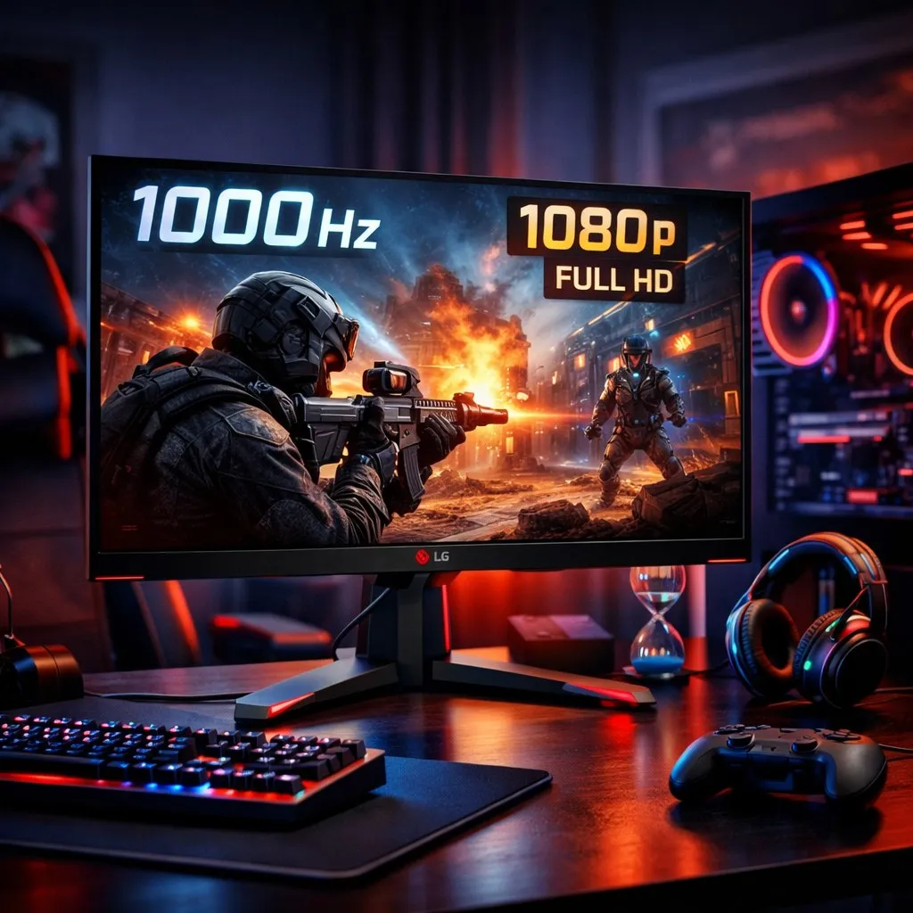 LG анонсировала выпуск первого игрового монитора с частотой обновления 1000 Гц и разрешением 1080p Модель UltraGear 25G590B обещает стать настоящим прорывом для геймеров так как это первый монитор способный обеспечить нативную частоту обновления 1000 Гц при разрешении 1920 x 1080 Этот 24 5 дюймовый IPS дисплей готов к соревнованиям в киберспорте обеспечивая максимальную отзывчивость как для FPS игр так и для других задач Ранее модели с частотой 1000 Гц ограничивались разрешением 720p но LG разрушает эти барьеры Ожидаем что такие технологии изменят подход к игровому процессу PRO AI OFFICIAL