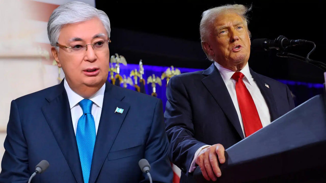 Токаев встретился с Трампом в Нью Йорке Главной темой переговоров стали перспективы двустороннего сотрудничества Дональд Трамп подчеркнул значимость расширения взаимодействия в сферах экономики и торговли отметив потенциал Казахстана как стратегического партнёра США Стороны также обсудили актуальные вопросы международной повестки обменялись мнениями о текущей ситуации в мире и перспективах её развития коллаж kursiv media kursivm kursiv news