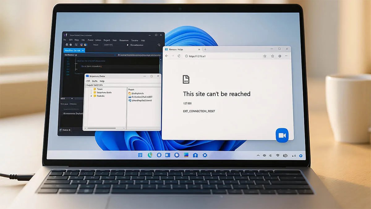 Обновление Windows 11 сломало localhost После октябрьских патчей безопасности Windows 11 тысячи разработчиков столкнулись с тем что 127 0 0 1 перестал работать как раньше Локальные сервисы на HTTP 2 начали сыпать ошибками вроде ERR CONNECTION RESET а Visual Studio SSMS и Duo Desktop потеряли связь с тестовыми окружениями Виноваты обновления KB5066835 и KB5065789 Временное решение отключить HTTP 2 через реестр параметры EnableHttp2Tls и EnableHttp2Cleartext со значением 0 или откатить обновления Но тогда придётся забыть о преимуществах HTTP 2 и снова жить на HTTP 1 1 Microsoft уже в курсе фикс ждут со дня на день godnoTECH Новости IT