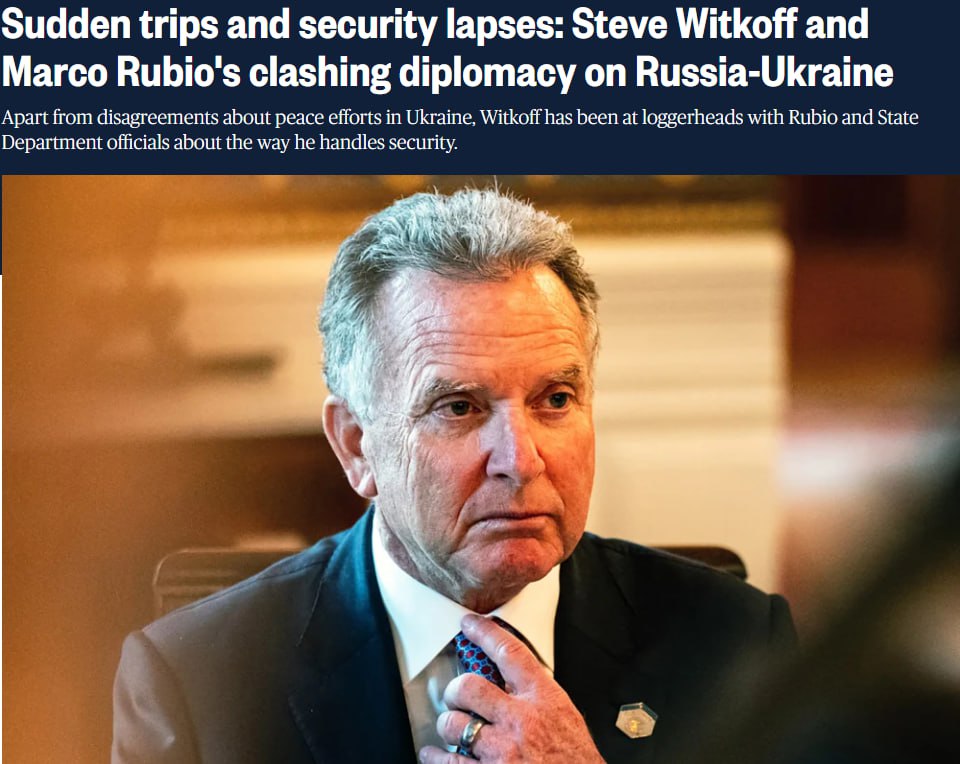 Госсекретарь США Рубио и спецпредставитель президента Уиткофф ведут непубличную борьбу за роль в мирном треке по Украине сообщает NBC News со ссылкой на источники Издание приводит несколько ранее неизвестных случаев когда Уиткофф организовывал международные встречи по завершению войны в Украине без ведома Рубио В апреле 2025 года госсекретарь который должен был лететь в Париж на переговоры по Украине случайно узнал что Уиткофф договорился о личной встрече с президентом Франции Эмманюэлем Макроном Рубио попросил присоединиться к встрече но французское Министерство иностранных дел заявило что это изменение должен согласовать лично Уиткофф Рубио в конце концов связался с ним и госсекретарь присоединился к разговору В конце ноября через несколько дней после переговоров в Женеве спецпредставитель Трампа организовал встречу с украинской стороной во Флориде По данным двух источников NBC News Рубио узнал о запланированной встрече только тогда когда украинцы спросили о ней его представителей Совершенно очевидно что Рубио был исключен из этого процесса Он должен был бы быть тем кто руководит всем этим цитирует телеканал высокопоставленного чиновника администрации Трампа на условиях анонимности Кроме разногласий относительно мирных усилий в Украине Уиткофф конфликтует с Рубио и чиновниками Госдепа относительно того как он подходит к вопросам безопасности особенно во время своих поездок в Россию говорится в материале По словам трех американских чиновников некоторые представители администрации Трампа ставили под сомнение целесообразность использования Уиткоффом собственного самолета для полетов в Москву в частности из за отсутствия защищенных каналов связи В мае по данным NBC News Госдеп инициировал проверку после которой Уиткоффа сопроводили дополнительной охраной и обеспечили защищенной системой мобильной связи для использования на его самолете Сайт Страна X Twitter Прислать новость фото видео Реклама на канале Помощь