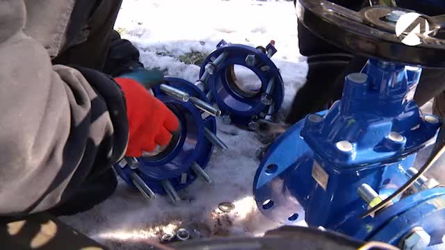 Реконструкция водовода в Макеевке и монтаж нового водопровода в Ильинке