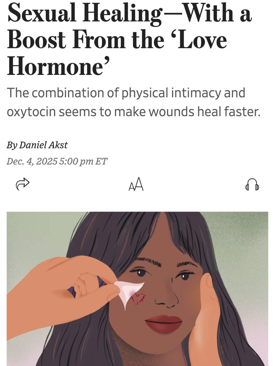 Секс может ускорять восстановление организма выяснили учёные В исследовании участникам наносили небольшие царапины и обнаружили что у тех кто занимался сексом раны затягивались заметно быстрее Дело в окситоцине который выделяется во время близости он снижает уровень стресса и помогает организму активнее включать процессы регенерации Прямой эфир