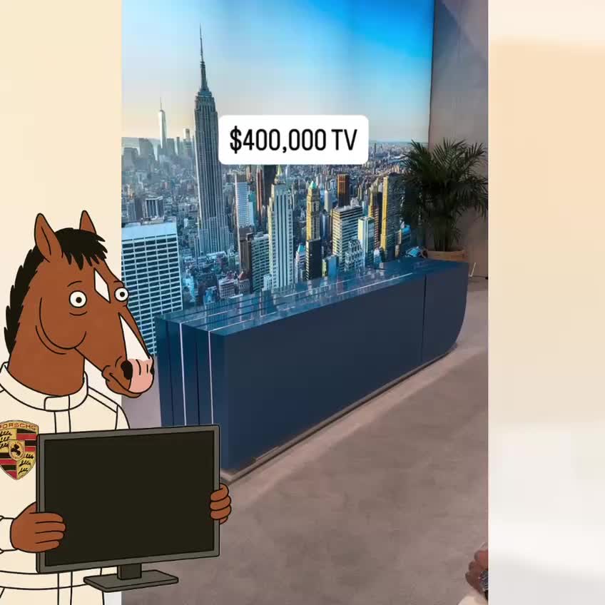 Porsche представила телевизор-трансформер за 33,5 млн рублей